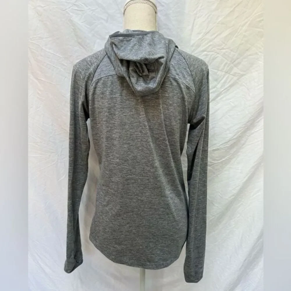 Nike Women's Dri-fit Element Cowl Neck Long Sleeve‎ Running Hoodie Gray Small